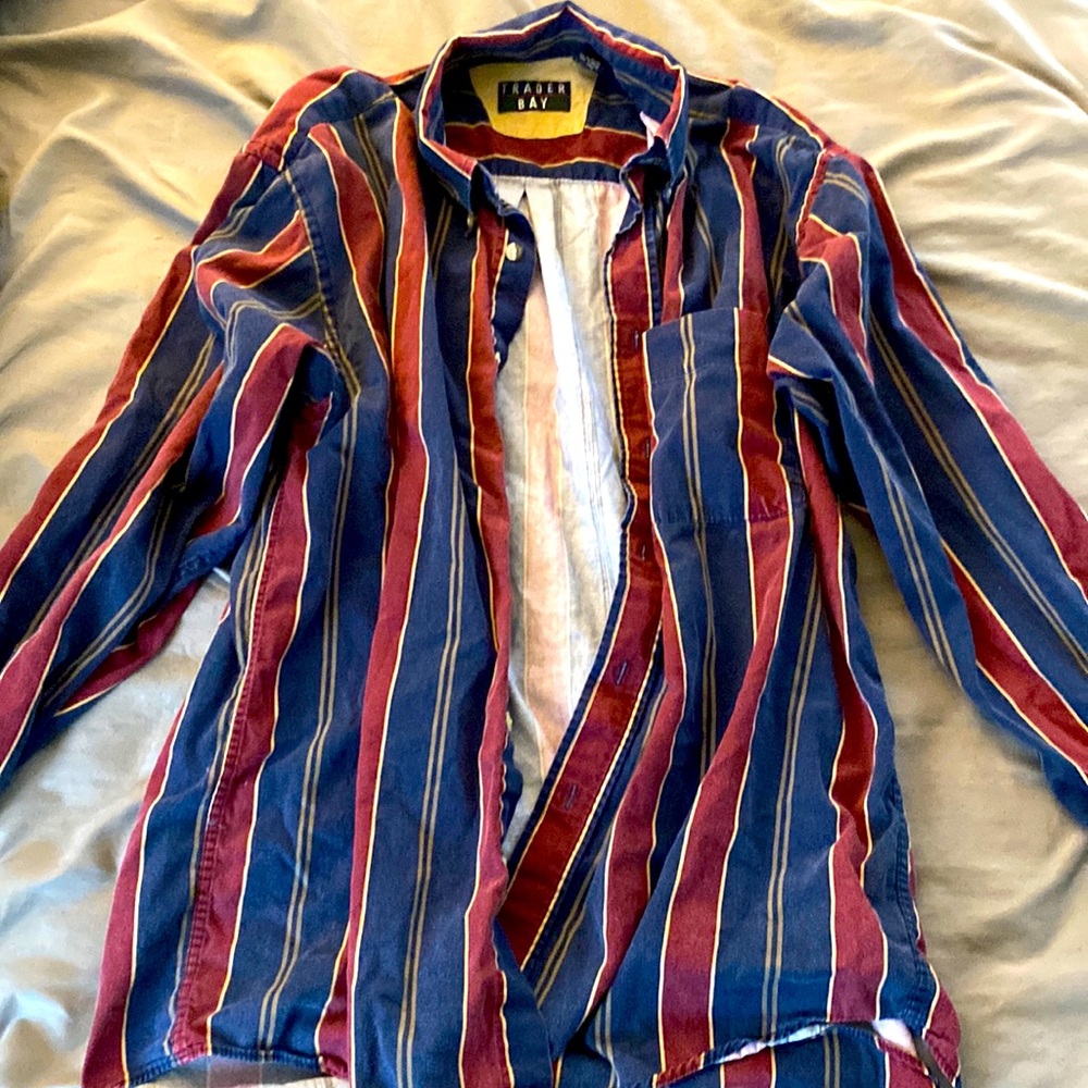 Vintage stripe button up